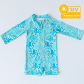 Mama Yoyo Fermuarlı Erkek Çocuk Ahtapot Desenli Mayo